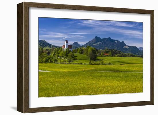 Germany, Bavaria, Upper Bavaria, Chiemgau, Samerberg (Mountain-Udo Siebig-Framed Photographic Print