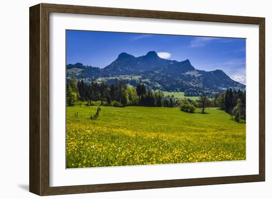 Germany, Bavaria, Upper Bavaria, Chiemgau, Samerberg (Mountain-Udo Siebig-Framed Photographic Print