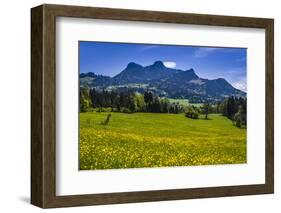 Germany, Bavaria, Upper Bavaria, Chiemgau, Samerberg (Mountain-Udo Siebig-Framed Photographic Print