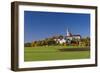 Germany, Bavaria, Upper Bavaria, 'FŸnf Seen Land' (Region), Andechs, Autumn Landscape with Andechs-Udo Siebig-Framed Photographic Print