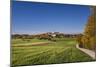 Germany, Bavaria, Upper Bavaria, 'FŸnf Seen Land' (Region), Andechs, Autumn Landscape with Andechs-Udo Siebig-Mounted Photographic Print