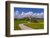 Germany, Bavaria, Upper Bavaria, FŸnfseenland, Andechs, Spring Scenery with Cloister of Andechs-Udo Siebig-Framed Photographic Print