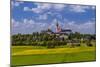 Germany, Bavaria, Upper Bavaria, FŸnfseenland, Andechs, Spring Scenery with Cloister of Andechs-Udo Siebig-Mounted Photographic Print