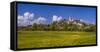 Germany, Bavaria, Upper Bavaria, FŸnfseenland, Andechs, Spring Scenery with Cloister of Andechs-Udo Siebig-Framed Stretched Canvas