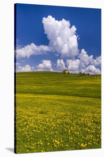 Germany, Bavaria, Upper Bavaria, FŸnfseenland, Jenhausen-Udo Siebig-Stretched Canvas