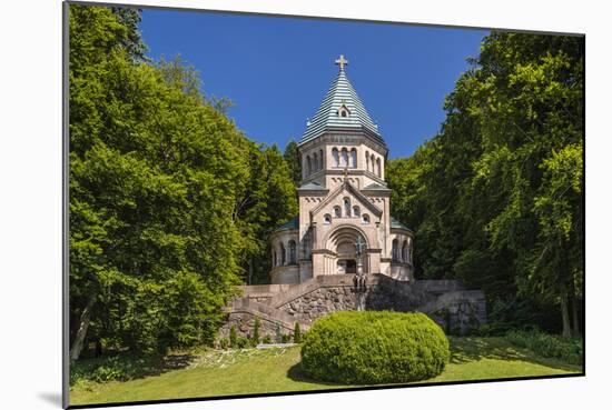 Germany, Bavaria, Upper Bavaria, FŸnfseenland, Lake Starnberg, Mountain, Votive Chapel-Udo Siebig-Mounted Photographic Print