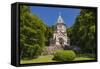 Germany, Bavaria, Upper Bavaria, FŸnfseenland, Lake Starnberg, Mountain, Votive Chapel-Udo Siebig-Framed Stretched Canvas