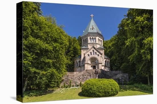 Germany, Bavaria, Upper Bavaria, FŸnfseenland, Lake Starnberg, Mountain, Votive Chapel-Udo Siebig-Stretched Canvas