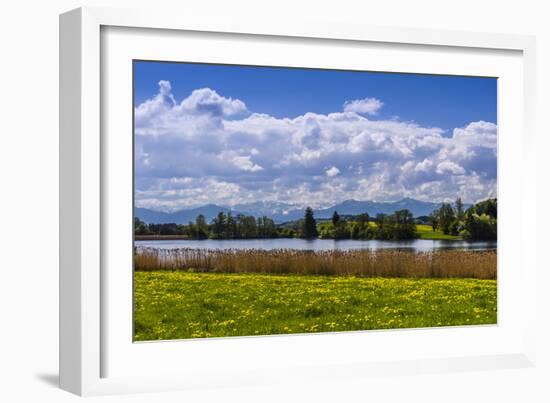 Germany, Bavaria, Upper Bavaria, FŸnfseenland, Nut Mountain-Udo Siebig-Framed Photographic Print