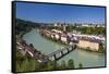 Germany, Bavaria, Upper Bavaria, Inn-Salzach, Burghausen-Udo Siebig-Framed Stretched Canvas