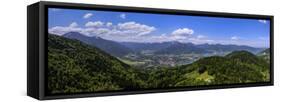 Germany, Bavaria, Upper Bavaria, Mangfall (Mountain Range), Tegernsee (Lake-Udo Siebig-Framed Stretched Canvas