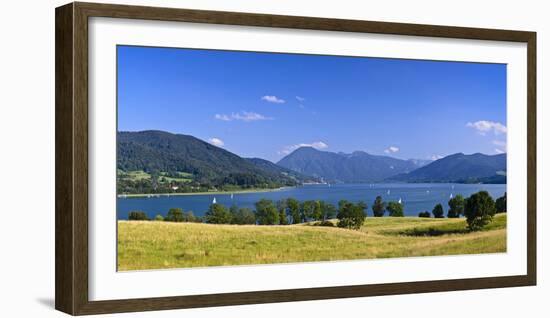 Germany, Bavaria, Upper Bavaria, Mangfall (Mountain Range), Tegernsee (Lake-Udo Siebig-Framed Photographic Print