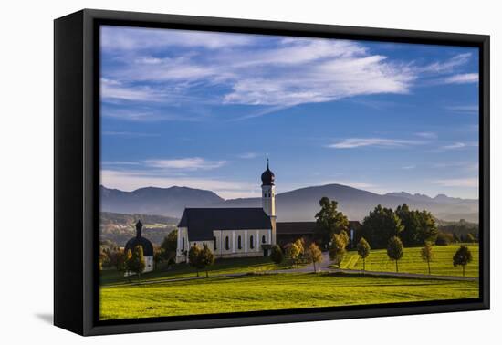 Germany, Bavaria, Upper Bavaria, Mangfall (Mountain Range), Wendelstein Region-Udo Siebig-Framed Stretched Canvas