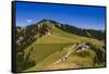 Germany, Bavaria, Upper Bavaria, Mangfall, Tegernsee, Rottach-Egern, Wallberg, View from Setzberg-Udo Siebig-Framed Stretched Canvas