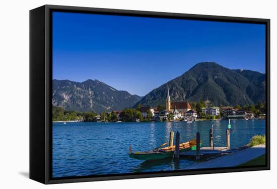 Germany, Bavaria, Upper Bavaria, Mangfall, Tegernsee-Udo Siebig-Framed Stretched Canvas