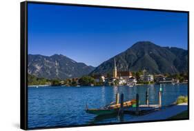 Germany, Bavaria, Upper Bavaria, Mangfall, Tegernsee-Udo Siebig-Framed Stretched Canvas