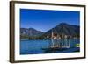 Germany, Bavaria, Upper Bavaria, Mangfall, Tegernsee-Udo Siebig-Framed Photographic Print