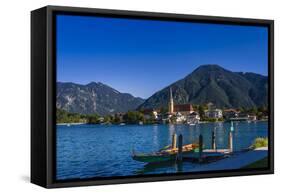 Germany, Bavaria, Upper Bavaria, Mangfall, Tegernsee-Udo Siebig-Framed Stretched Canvas