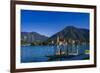 Germany, Bavaria, Upper Bavaria, Mangfall, Tegernsee-Udo Siebig-Framed Photographic Print