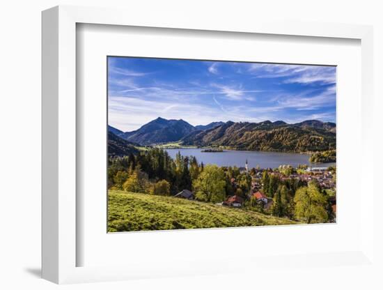 Germany, Bavaria, Upper Bavaria, Mangfallgebirge, Parish of Schliersee-Udo Siebig-Framed Photographic Print