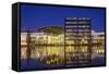 Germany, Bavaria, Upper Bavaria, Munich, Messestadt Riem-Udo Siebig-Framed Stretched Canvas