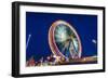 Germany, Bavaria, Upper Bavaria, Munich, Theresienwiese, Oktoberfest, Big Wheel, Evening Mood-Udo Siebig-Framed Photographic Print