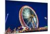 Germany, Bavaria, Upper Bavaria, Munich, Theresienwiese, Oktoberfest, Big Wheel, Evening Mood-Udo Siebig-Mounted Photographic Print