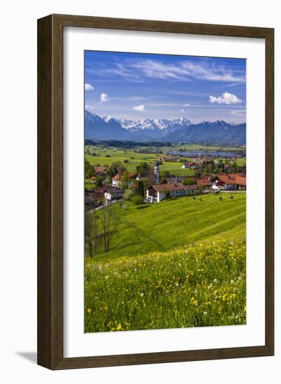 Germany, Bavaria, Upper Bavaria, Pfaffenwinkel, Aidling-Udo Siebig-Framed Photographic Print