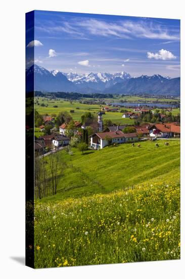 Germany, Bavaria, Upper Bavaria, Pfaffenwinkel, Aidling-Udo Siebig-Stretched Canvas