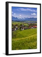 Germany, Bavaria, Upper Bavaria, Pfaffenwinkel, Aidling-Udo Siebig-Framed Photographic Print