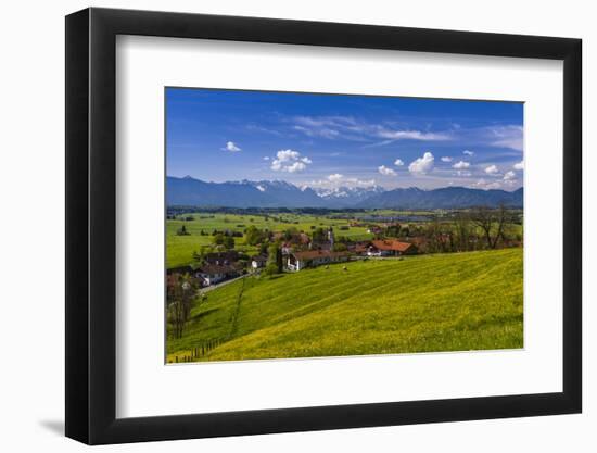 Germany, Bavaria, Upper Bavaria, Pfaffenwinkel, Aidling-Udo Siebig-Framed Photographic Print