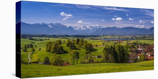 Germany, Bavaria, Upper Bavaria, Pfaffenwinkel, Aidling-Udo Siebig-Stretched Canvas