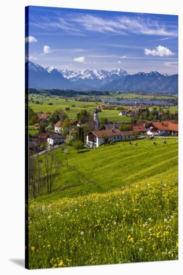 Germany, Bavaria, Upper Bavaria, Pfaffenwinkel, Aidling-Udo Siebig-Stretched Canvas