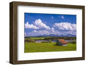 Germany, Bavaria, Upper Bavaria, Pfaffenwinkel, Egling by the Riegsee Lake-Udo Siebig-Framed Photographic Print