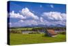 Germany, Bavaria, Upper Bavaria, Pfaffenwinkel, Egling by the Riegsee Lake-Udo Siebig-Stretched Canvas