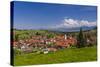 Germany, Bavaria, Upper Bavaria, Pfaffenwinkel, Hšrnle Region-Udo Siebig-Stretched Canvas