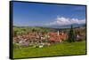 Germany, Bavaria, Upper Bavaria, Pfaffenwinkel, Hšrnle Region-Udo Siebig-Framed Stretched Canvas