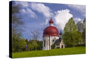 Germany, Bavaria, Upper Bavaria, Pfaffenwinkel, Osterseen, Iffeldorf, Heuwinklkapelle-Udo Siebig-Stretched Canvas