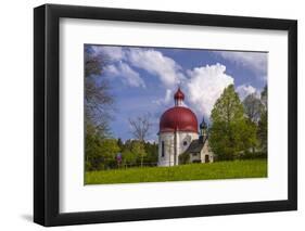 Germany, Bavaria, Upper Bavaria, Pfaffenwinkel, Osterseen, Iffeldorf, Heuwinklkapelle-Udo Siebig-Framed Photographic Print