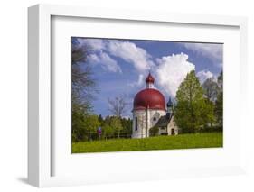 Germany, Bavaria, Upper Bavaria, Pfaffenwinkel, Osterseen, Iffeldorf, Heuwinklkapelle-Udo Siebig-Framed Photographic Print