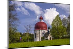 Germany, Bavaria, Upper Bavaria, Pfaffenwinkel, Osterseen, Iffeldorf, Heuwinklkapelle-Udo Siebig-Mounted Photographic Print