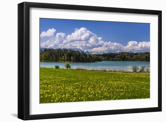 Germany, Bavaria, Upper Bavaria, Pfaffenwinkel, Osterseen-Udo Siebig-Framed Photographic Print