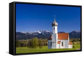 Germany, Bavaria, Upper Bavaria, Pfaffenwinkel, Penzberg-Udo Siebig-Framed Stretched Canvas