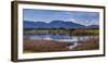 Germany, Bavaria, Upper Bavaria, Pfaffenwinkel, Riegsee, Riegsee Against Ammergau Alps-Udo Siebig-Framed Photographic Print