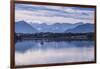 Germany, Bavaria, Upper Bavaria, Pfaffenwinkel, Riegsee Village-Udo Siebig-Framed Photographic Print