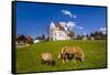 Germany, Bavaria, Upper Bavaria, Pfaffenwinkel, Steingaden-Udo Siebig-Framed Stretched Canvas