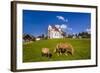 Germany, Bavaria, Upper Bavaria, Pfaffenwinkel, Steingaden-Udo Siebig-Framed Photographic Print