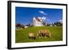 Germany, Bavaria, Upper Bavaria, Pfaffenwinkel, Steingaden-Udo Siebig-Framed Photographic Print