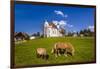 Germany, Bavaria, Upper Bavaria, Pfaffenwinkel, Steingaden-Udo Siebig-Framed Photographic Print