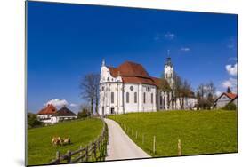 Germany, Bavaria, Upper Bavaria, Pfaffenwinkel, Steingaden-Udo Siebig-Mounted Photographic Print